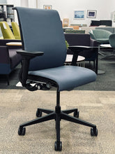 Load image into Gallery viewer, Steelcase V1 Think Office Chair (Link Blue/Black) - ChicagoOfficeChair.com