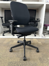 Load image into Gallery viewer, Pre-Owned Steelcase Leap V2 Chair in black with ergonomic features