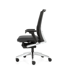 Load image into Gallery viewer, globaltotaloffice.com G20 mesh executive office chair side view chrome accents and designer lines try one at vpoe.com
