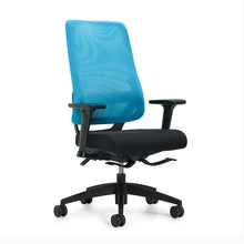Load image into Gallery viewer, Global Total Office - Sora office chair - mesh backrest - black fabric seat - home office chair - chicagoofficechair.com - chicago home office