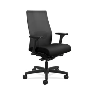 HON office furniture - Ignition 2.0 office chair - black mesh computer chairs - chicagoofficechair.com