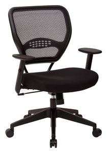 PittsburghOfficeChair.com - Office Star - Space Seating 5500 Back Managers Chair with Black Mesh Fabric Seat by Office Star - Office Chair - New & Used Office Furniture. Local built in Pittsburgh. Office chairs, desks, tables and workstations.